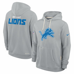 Sideline Standard Issue Initial Home Dri-FIT Hoodie - Detroit Lions