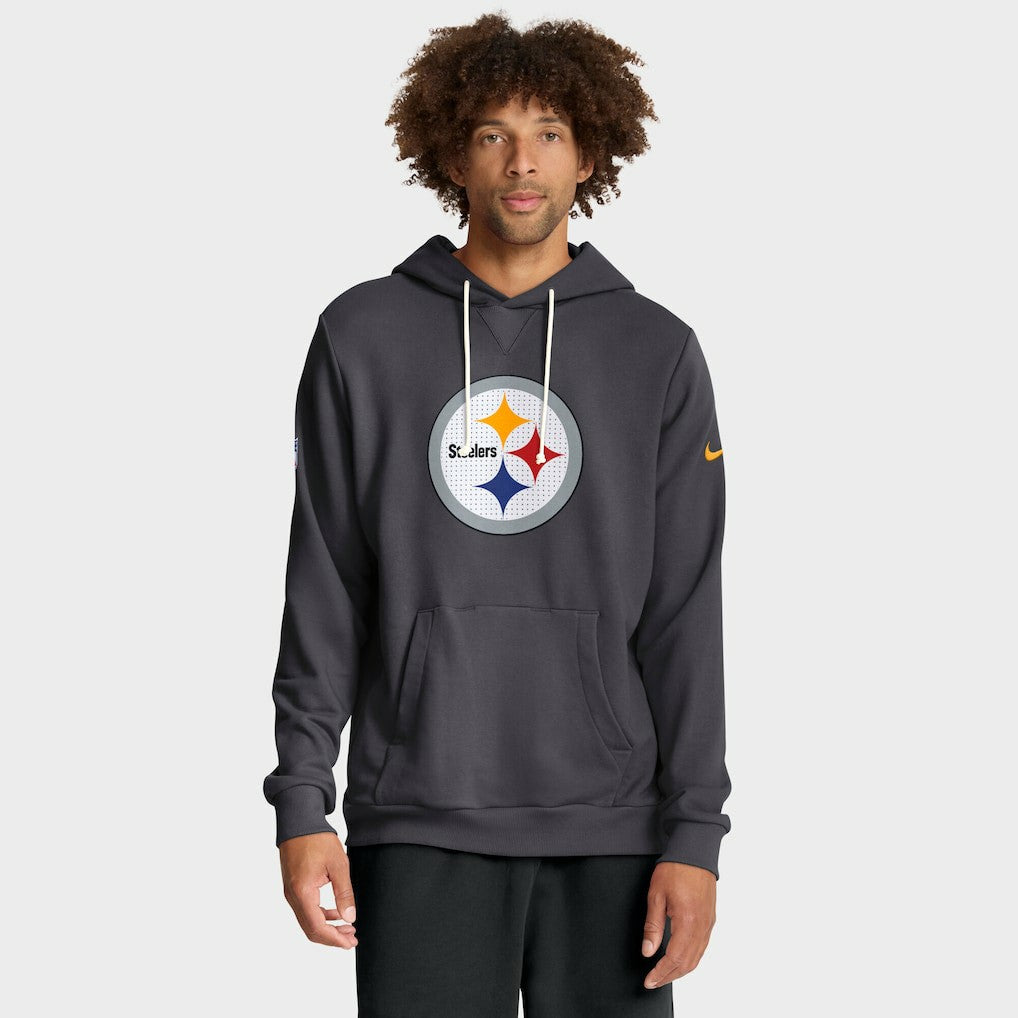 Sideline Standard Issue Initial Home Dri-FIT Hoodie - Pittsburgh Steelers