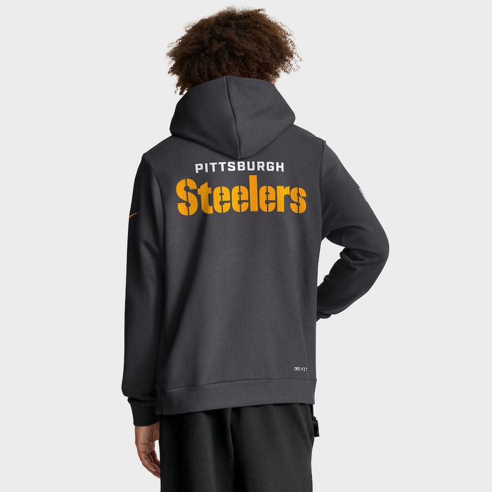 Sideline Standard Issue Initial Home Dri-FIT Hoodie - Pittsburgh Steelers