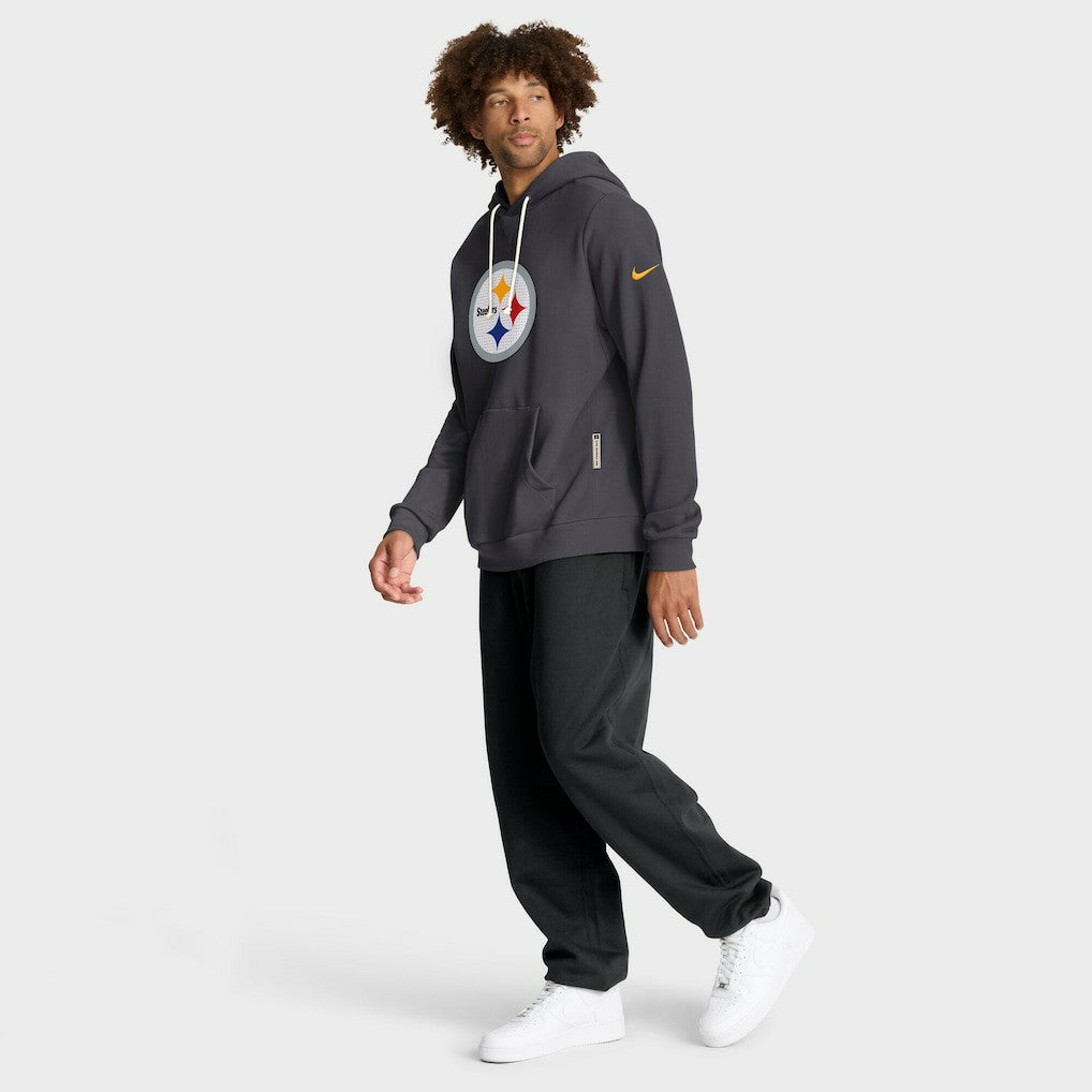 Sideline Standard Issue Initial Home Dri-FIT Hoodie - Pittsburgh Steelers