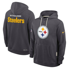 Sideline Standard Issue Initial Home Dri-FIT Hoodie - Pittsburgh Steelers
