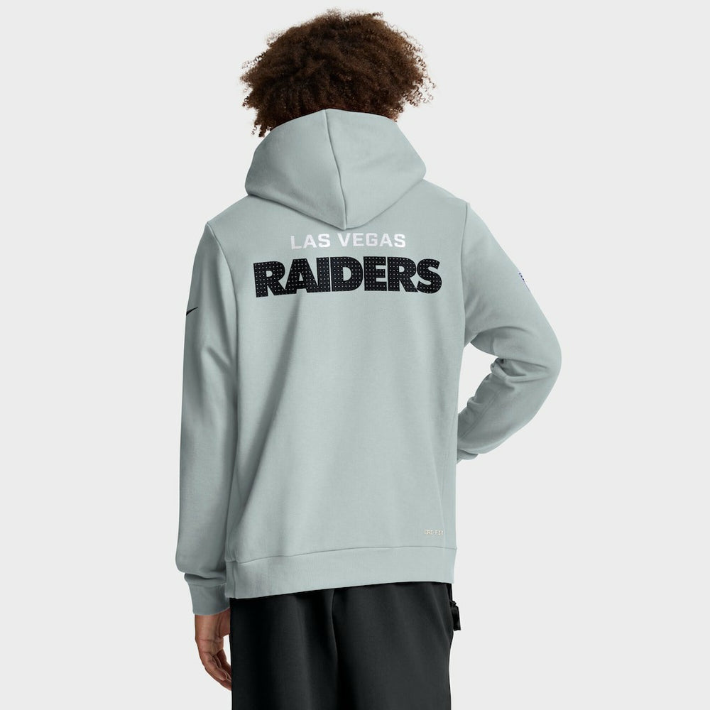 Sideline Standard Issue Initial Home Dri-FIT Hoodie - Las Vegas Raiders