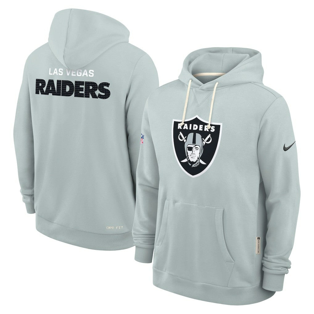 Sideline Standard Issue Initial Home Dri-FIT Hoodie - Las Vegas Raiders