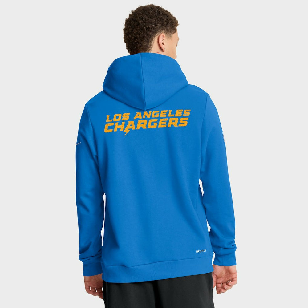 Sideline Standard Issue Initial Home Dri-FIT Hoodie - Los Angeles Chargers