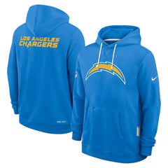 Sideline Standard Issue Initial Home Dri-FIT Hoodie - Los Angeles Chargers