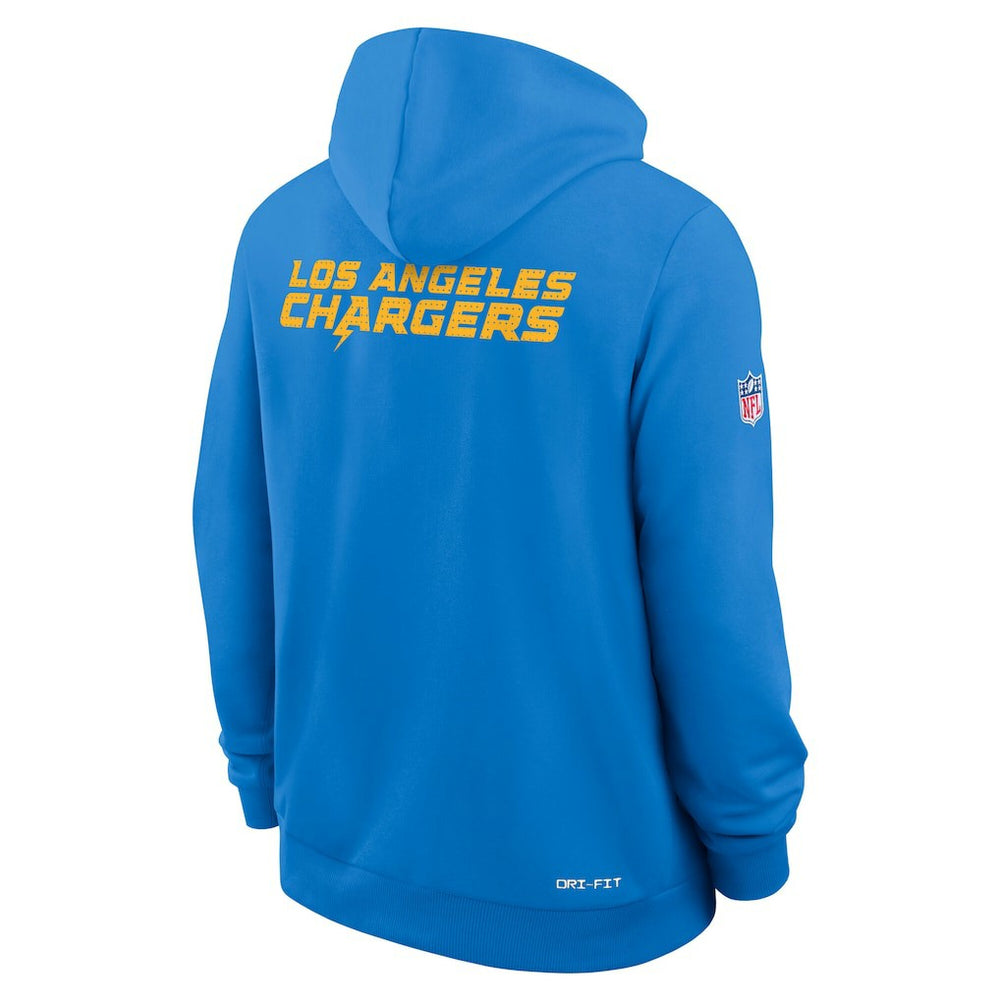 Sideline Standard Issue Initial Home Dri-FIT Hoodie - Los Angeles Chargers