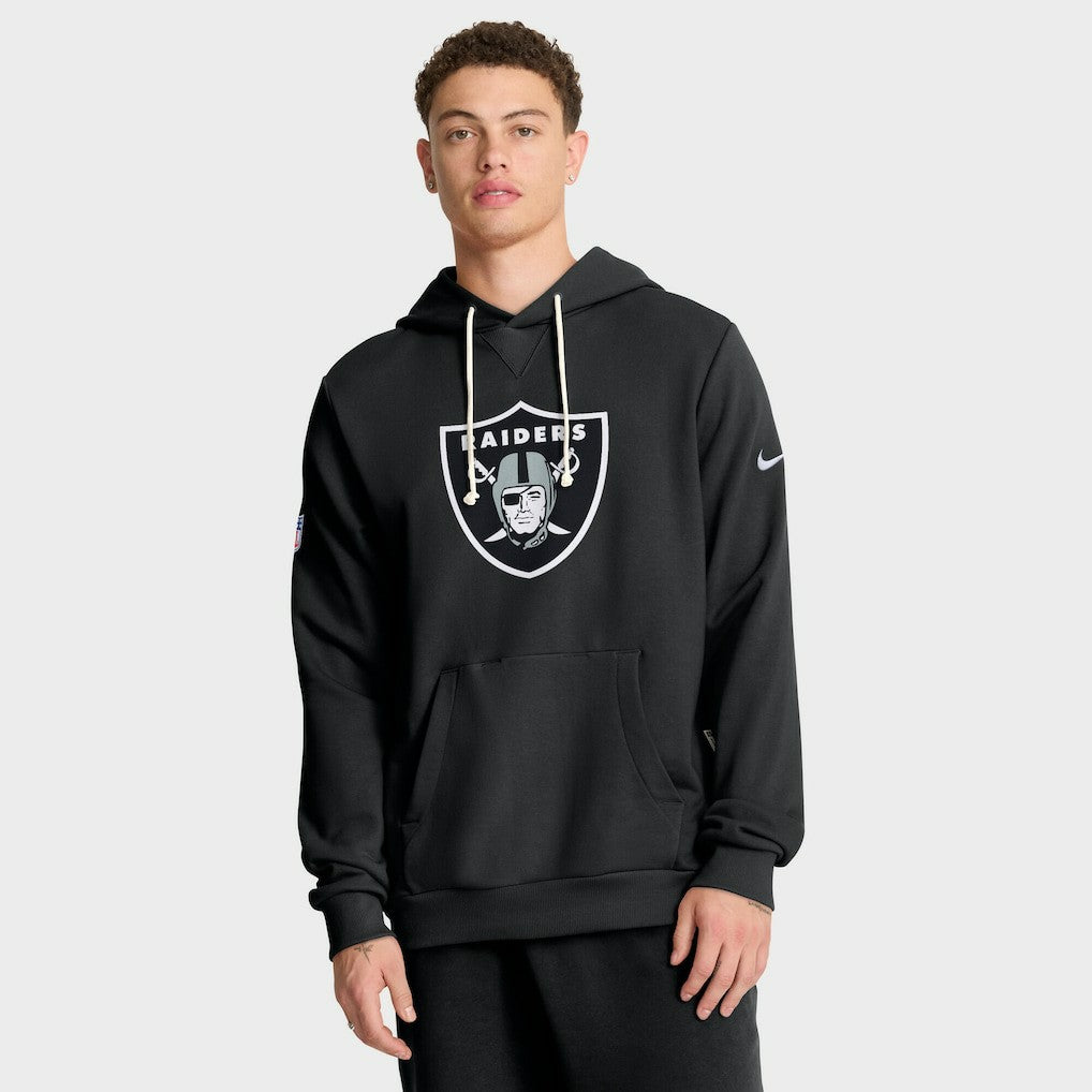 Sideline Standard Issue Initial Home Dri-FIT Hoodie - Las Vegas Raiders