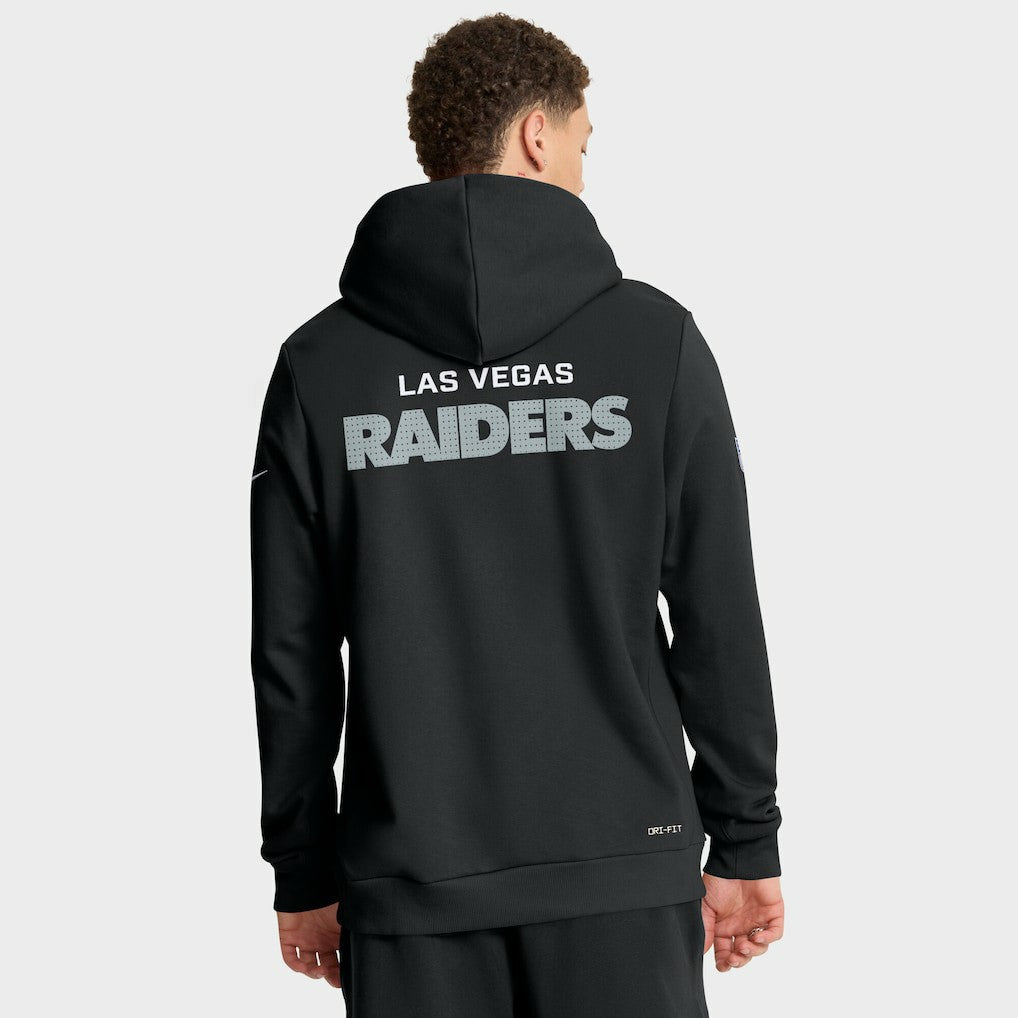 Sideline Standard Issue Initial Home Dri-FIT Hoodie - Las Vegas Raiders