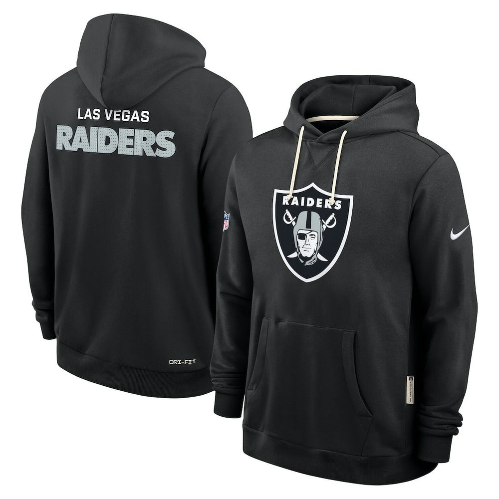 Sideline Standard Issue Initial Home Dri-FIT Hoodie - Las Vegas Raiders