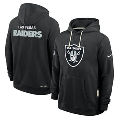 Sideline Standard Issue Initial Home Dri-FIT Hoodie - Las Vegas Raiders