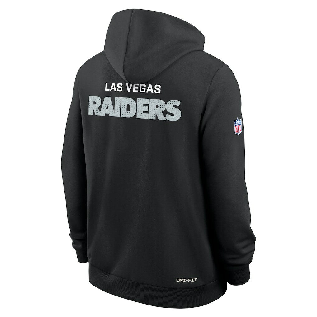 Sideline Standard Issue Initial Home Dri-FIT Hoodie - Las Vegas Raiders
