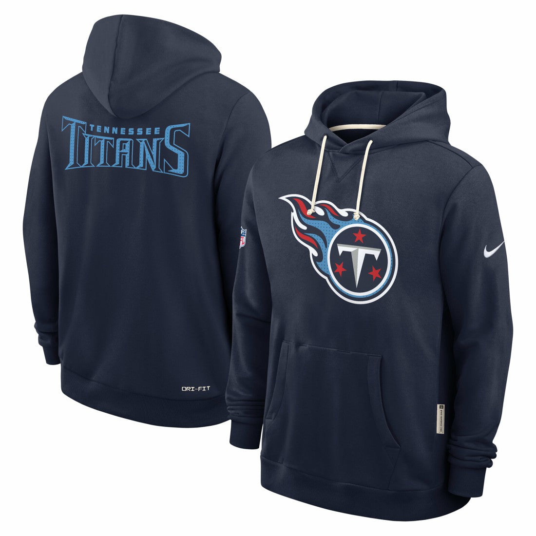 Sideline Standard Issue Initial Home Dri-FIT Hoodie - Tennessee Titans