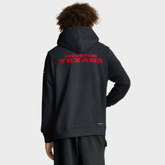 Sideline Standard Issue Initial Home Dri-FIT Hoodie - Houston Texans