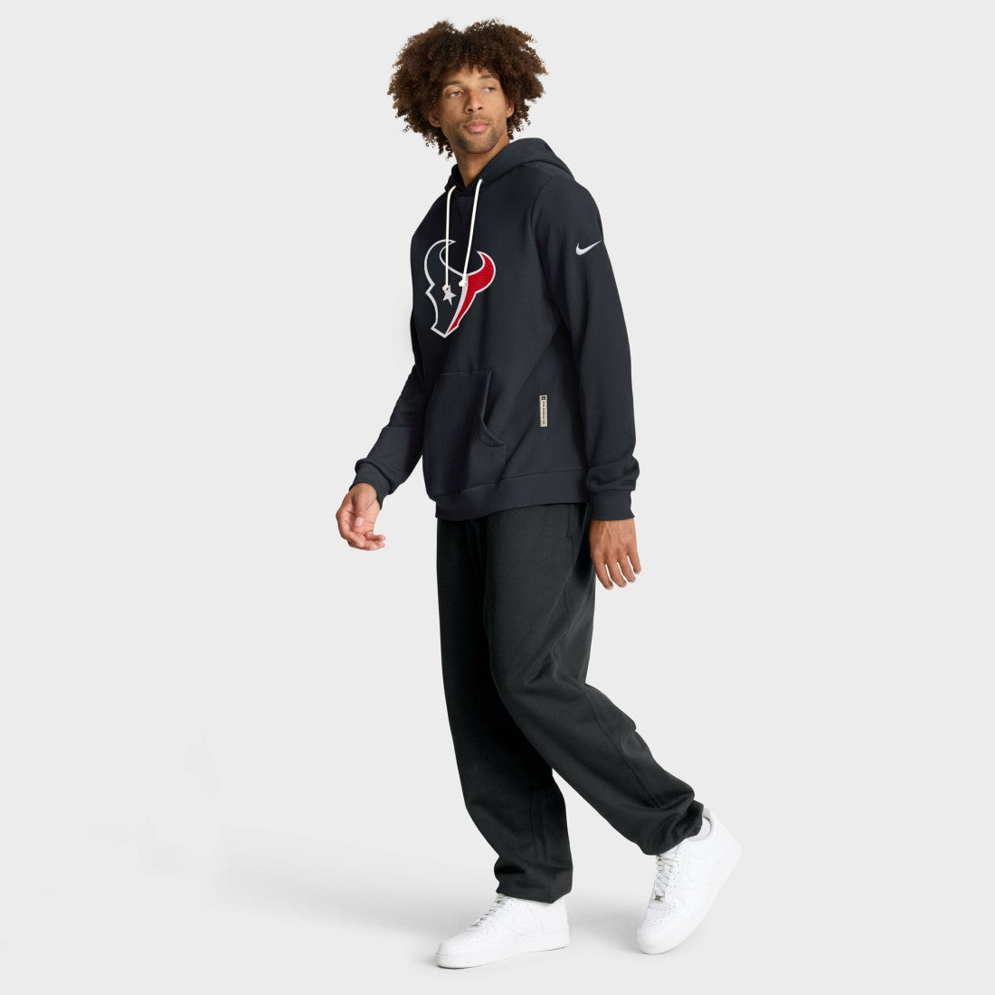 Sideline Standard Issue Initial Home Dri-FIT Hoodie - Houston Texans