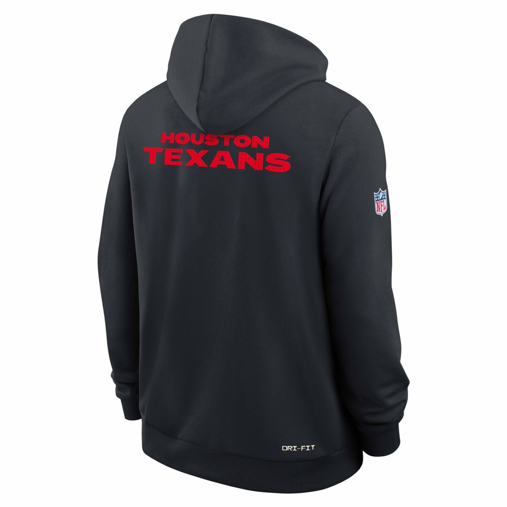 Sideline Standard Issue Initial Home Dri-FIT Hoodie - Houston Texans