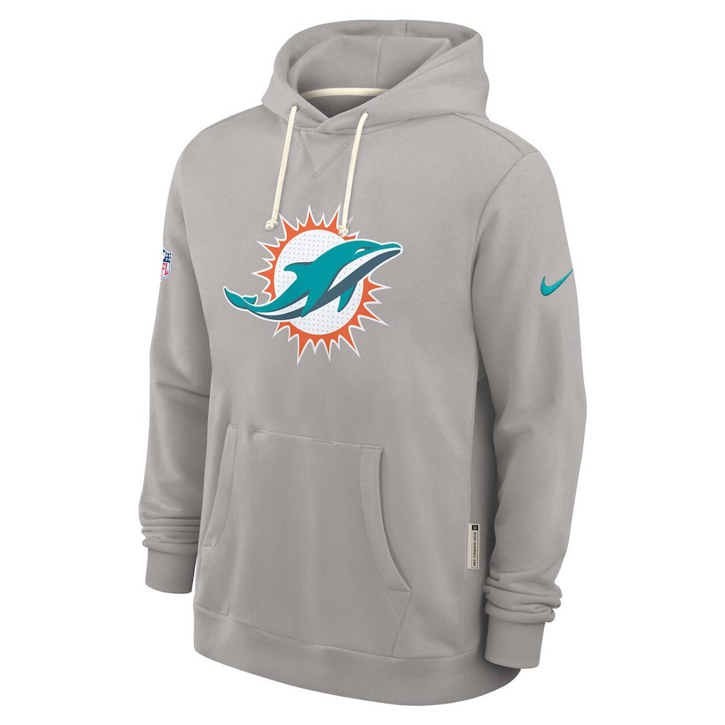 Sideline Standard Issue Initial Home Dri-FIT Hoodie - Miami Dolphins
