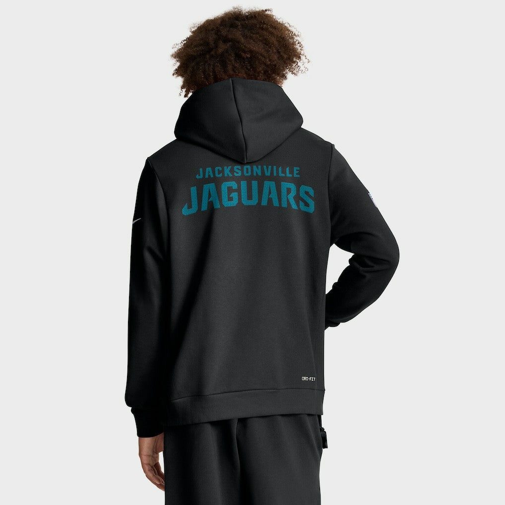 Sideline Standard Issue Initial Home Dri-FIT Hoodie - Jacksonville Jaguars