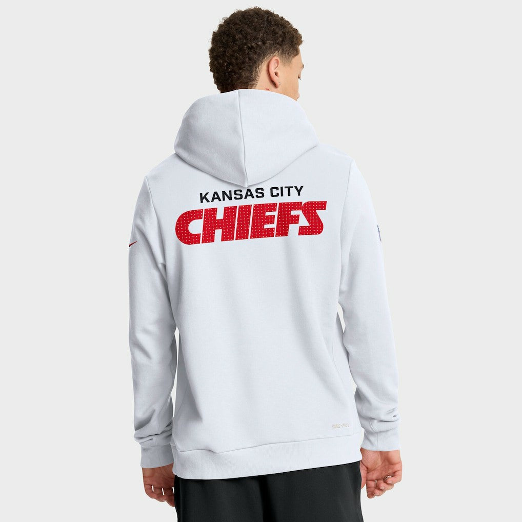 Sideline Standard Issue Initial Home Dri-FIT Hoodie - Kansas City Chiefs