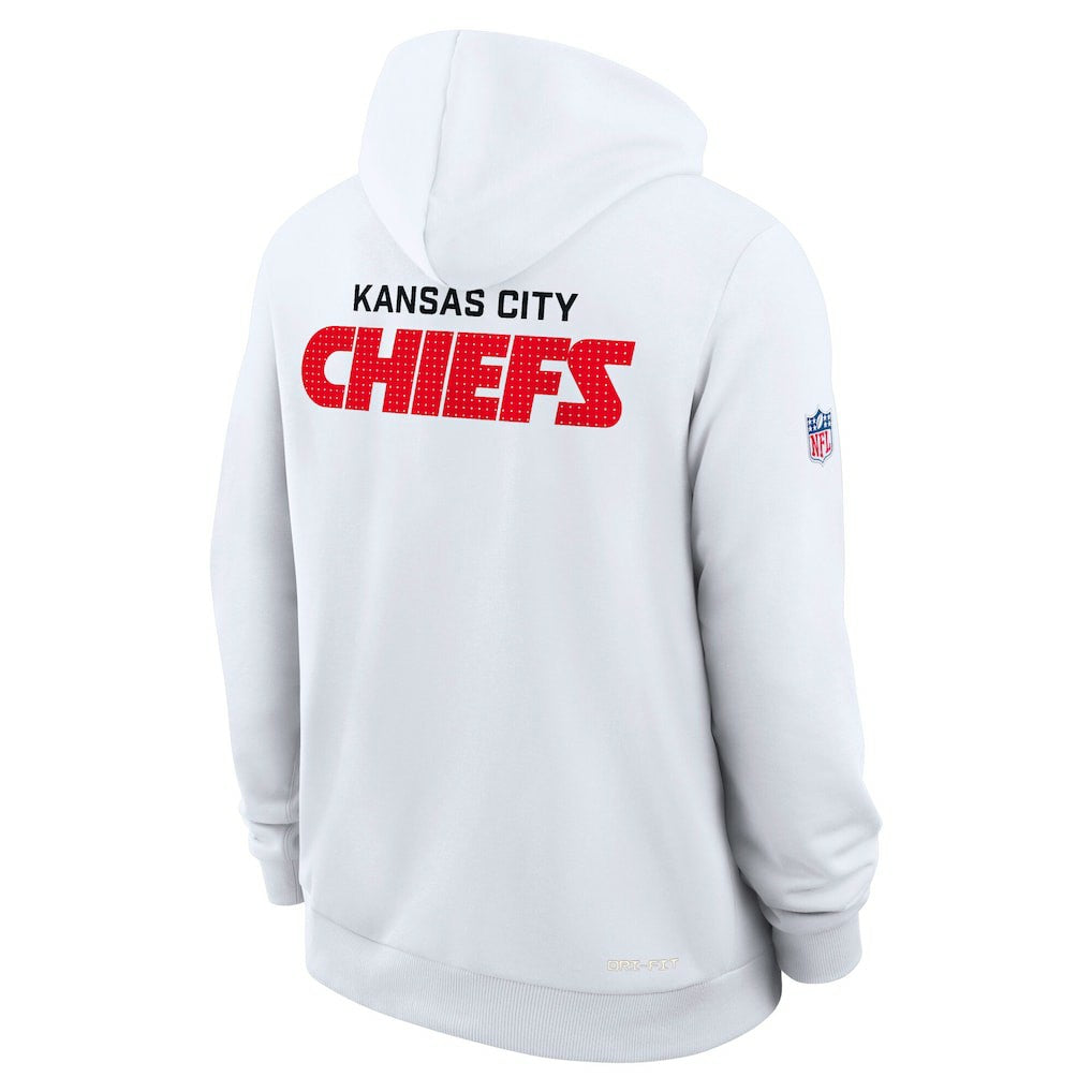 Sideline Standard Issue Initial Home Dri-FIT Hoodie - Kansas City Chiefs