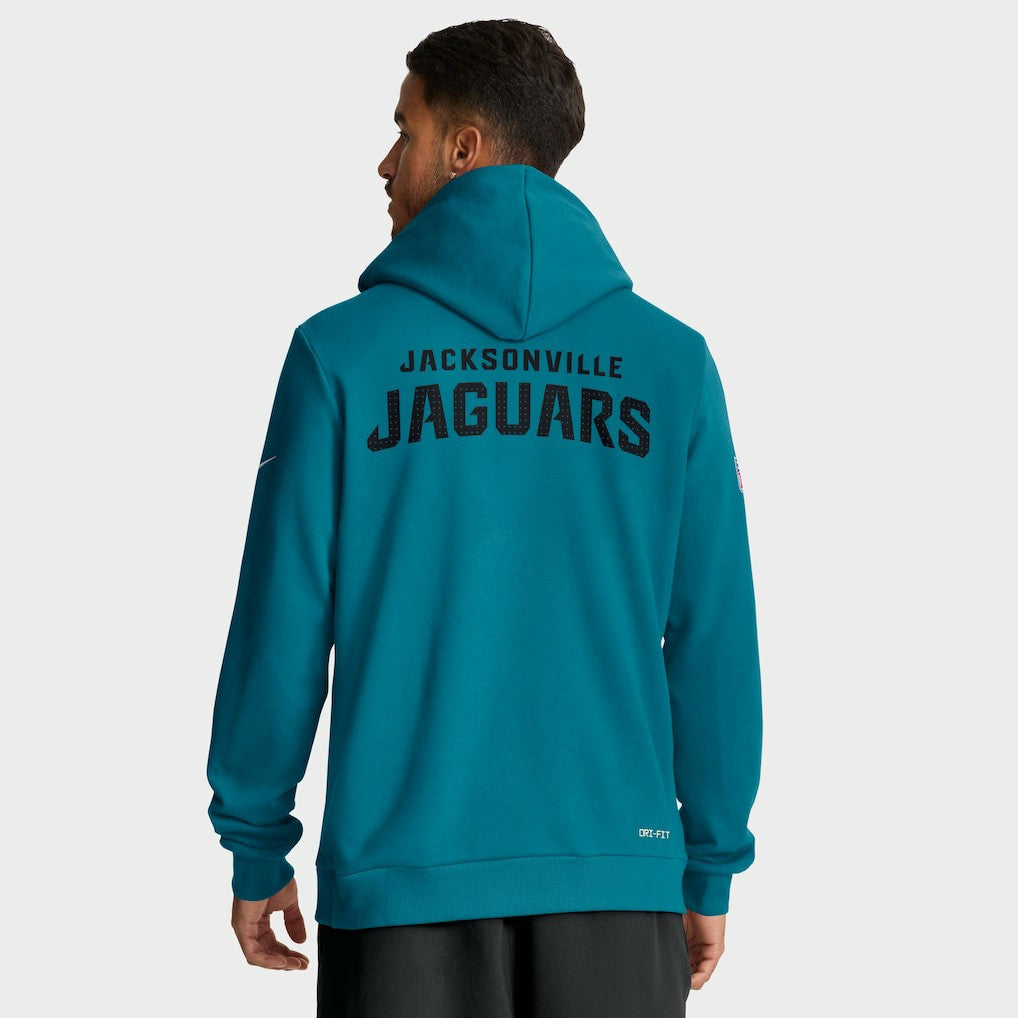 Sideline Standard Issue Initial Home Dri-FIT Hoodie - Jacksonville Jaguars
