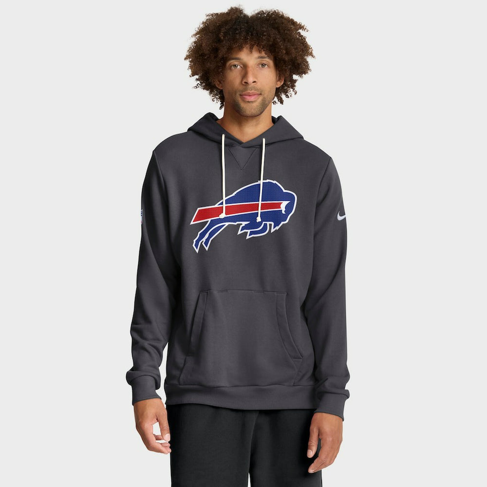 Sideline Standard Issue Initial Home Dri-FIT Hoodie - Buffalo Bills