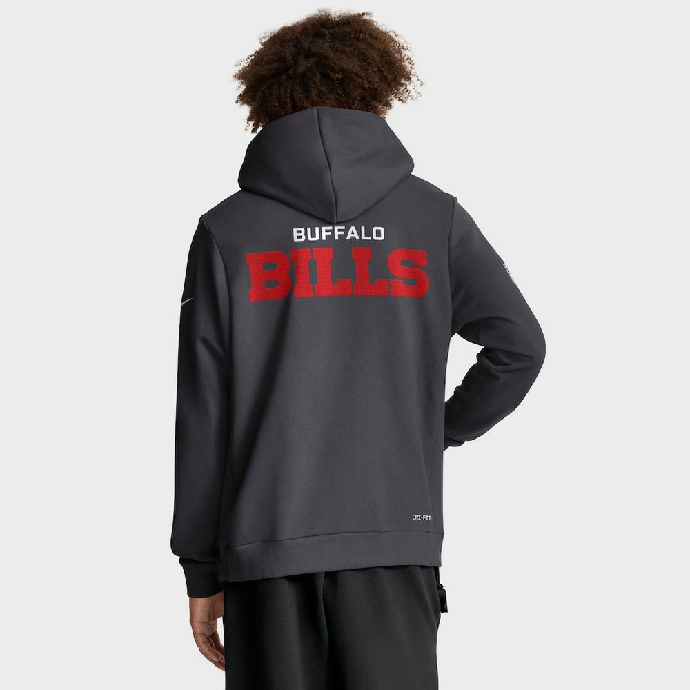Sideline Standard Issue Initial Home Dri-FIT Hoodie - Buffalo Bills
