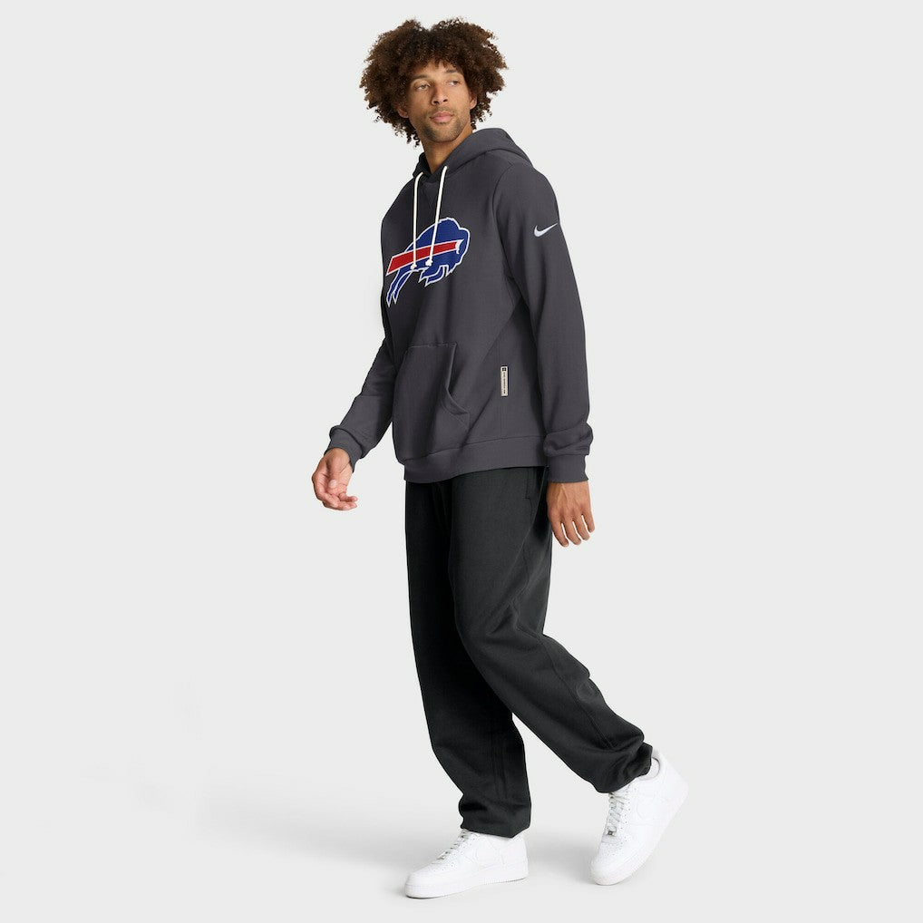 Sideline Standard Issue Initial Home Dri-FIT Hoodie - Buffalo Bills
