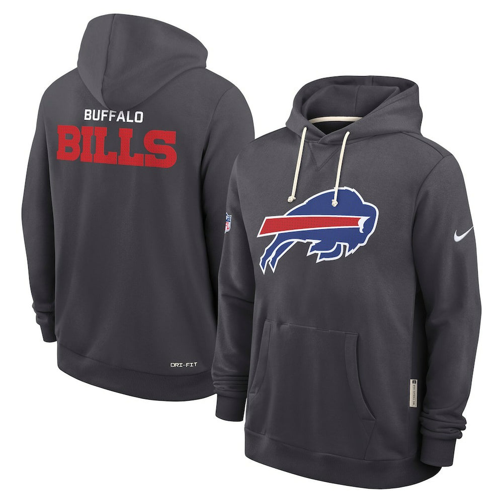 Sideline Standard Issue Initial Home Dri-FIT Hoodie - Buffalo Bills