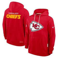 Sideline Standard Issue Initial Home Dri-FIT Hoodie - Kansas City Chiefs