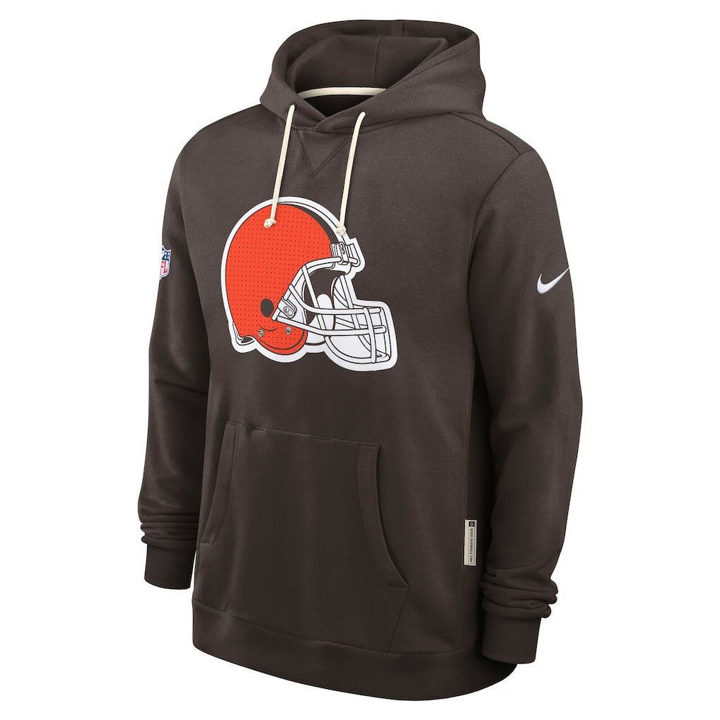 Sideline Standard Issue Initial Home Dri-FIT Hoodie - Cleveland Browns