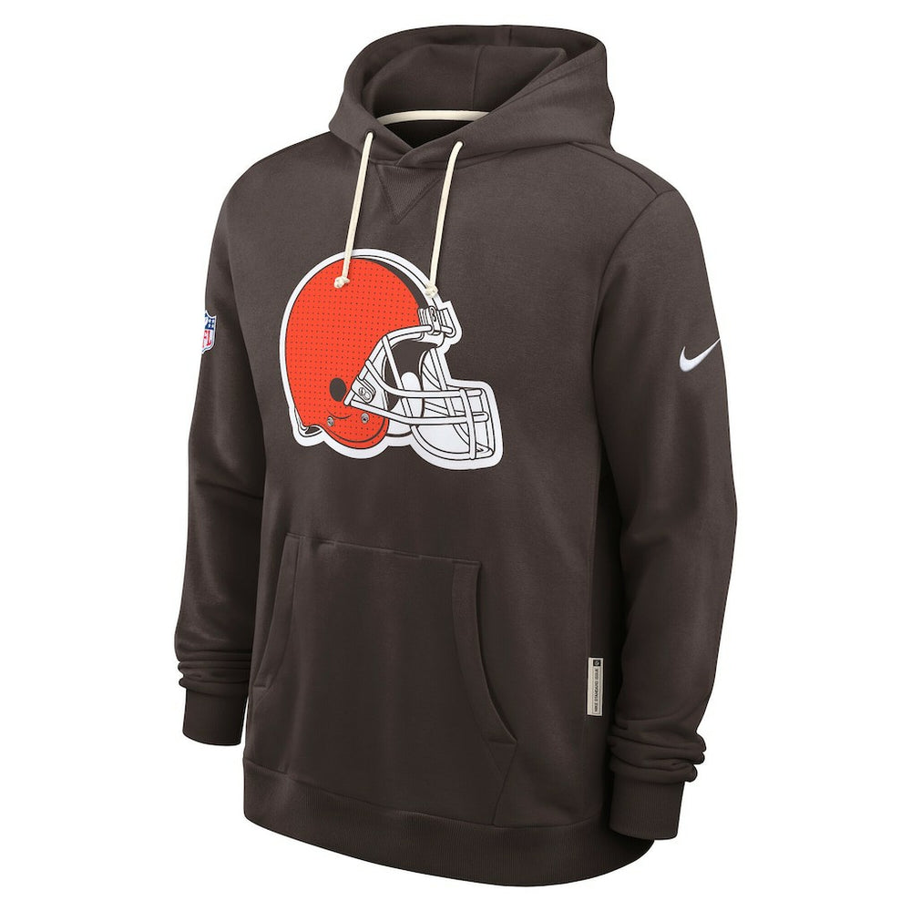Sideline Standard Issue Initial Home Dri-FIT Hoodie - Cleveland Browns