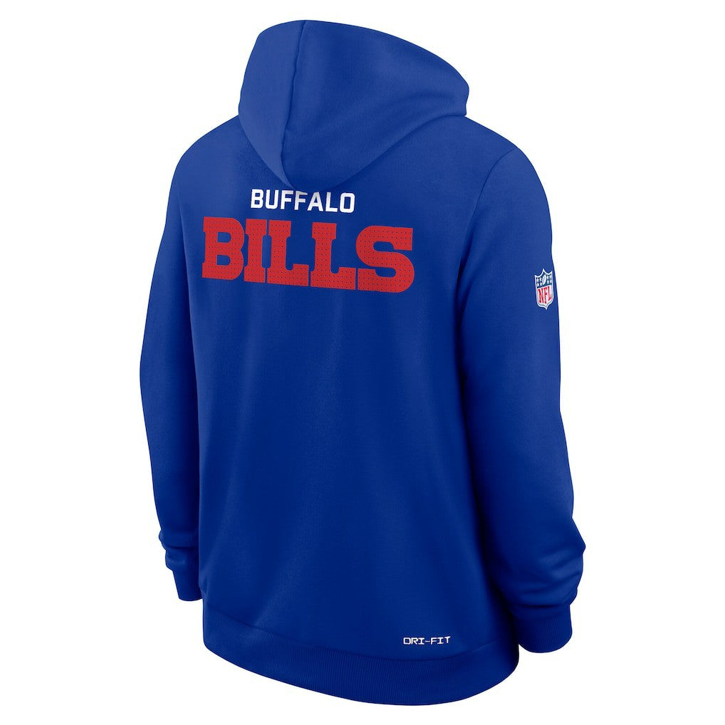 Sideline Standard Issue Initial Home Dri-FIT Hoodie - Buffalo Bills