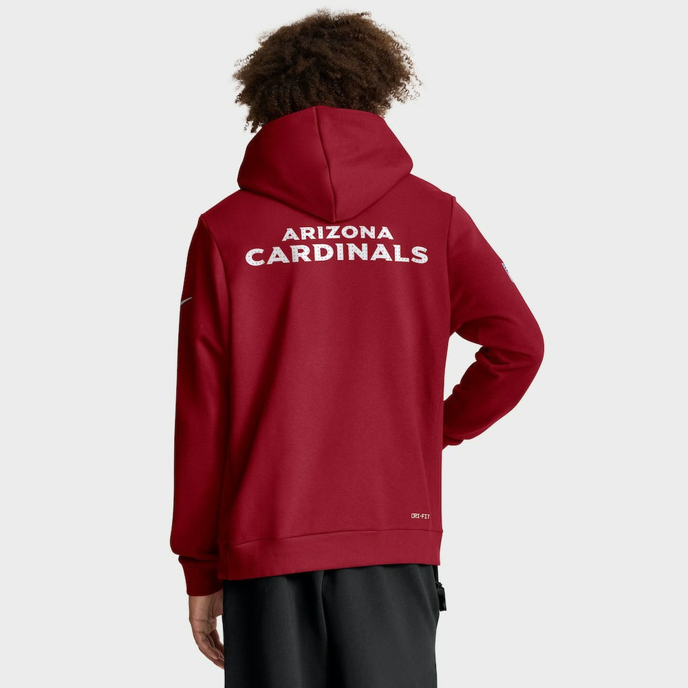 Sideline Standard Issue Initial Home Dri-FIT Hoodie - Arizona Cardinals