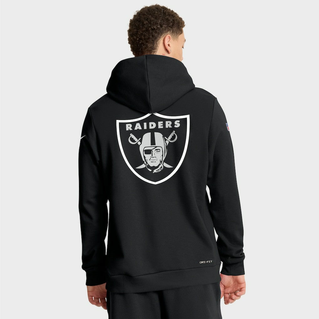 2025 NFL Crucial Catch Sideline Standard Issue Dri-FIT Hoodie - Las Vegas Raiders