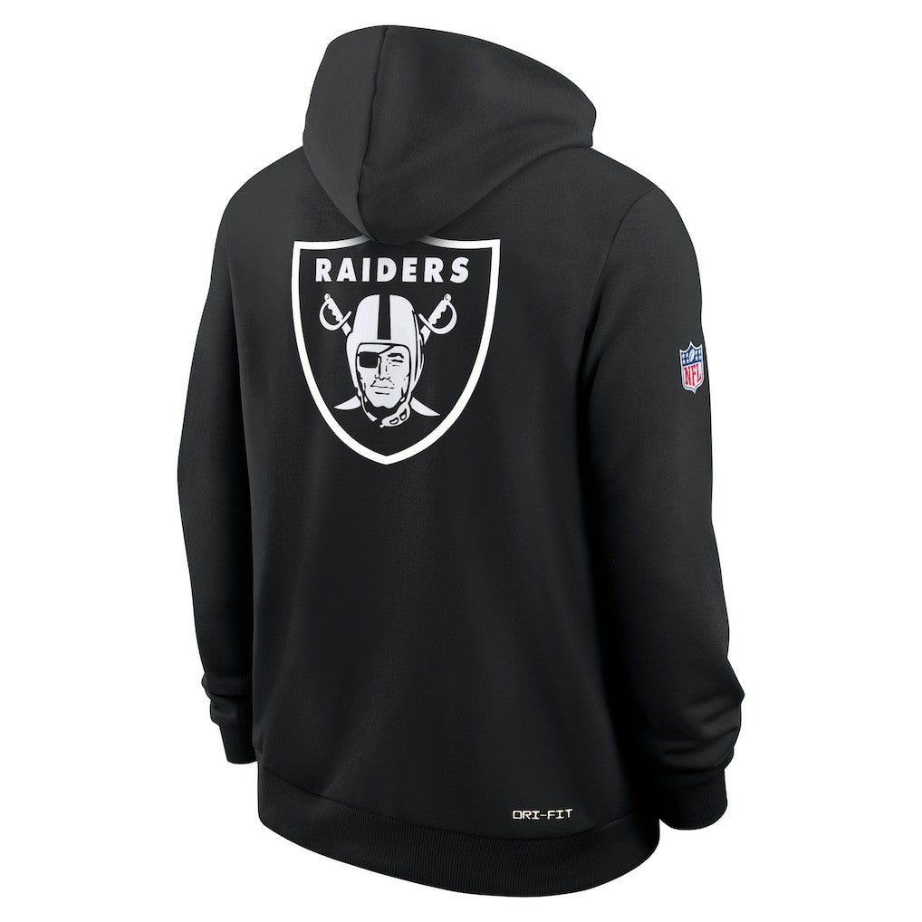 2025 NFL Crucial Catch Sideline Standard Issue Dri-FIT Hoodie - Las Vegas Raiders