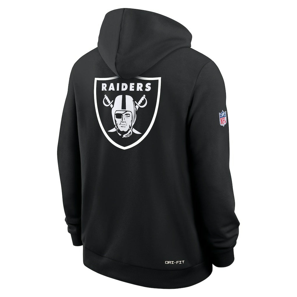 2025 NFL Crucial Catch Sideline Standard Issue Dri-FIT Hoodie - Las Vegas Raiders