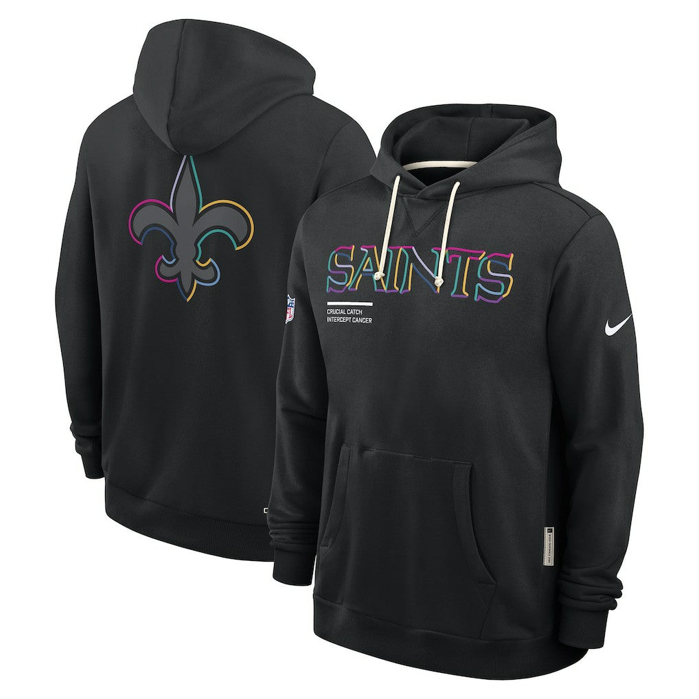 2025 NFL Crucial Catch Sideline Standard Issue Dri-FIT Hoodie - New Orleans Saints