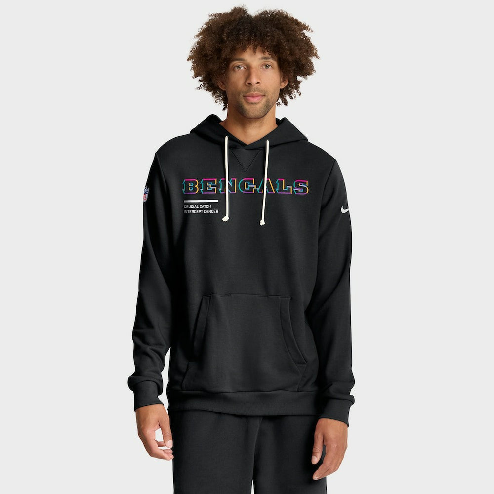 2025 NFL Crucial Catch Sideline Standard Issue Dri-FIT Hoodie - Cincinnati Bengals