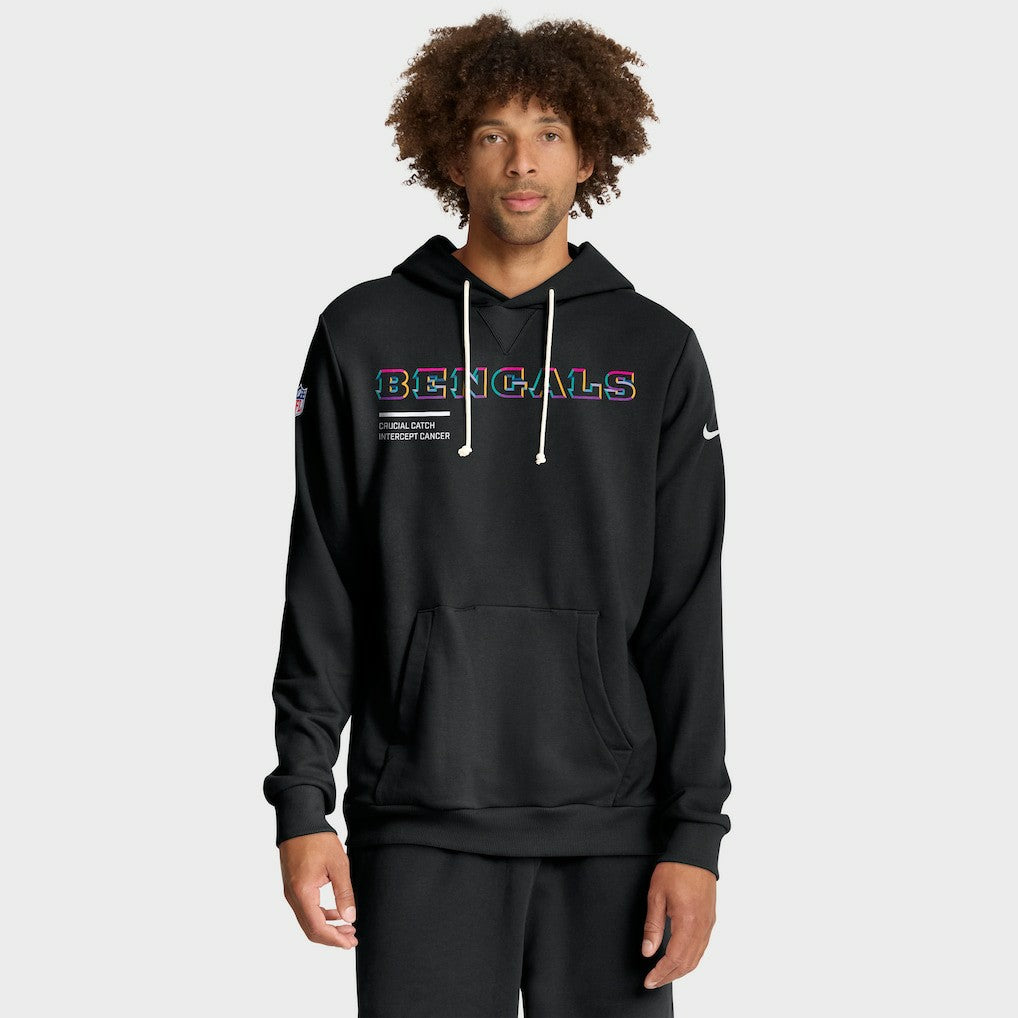 2025 NFL Crucial Catch Sideline Standard Issue Dri-FIT Hoodie - Cincinnati Bengals