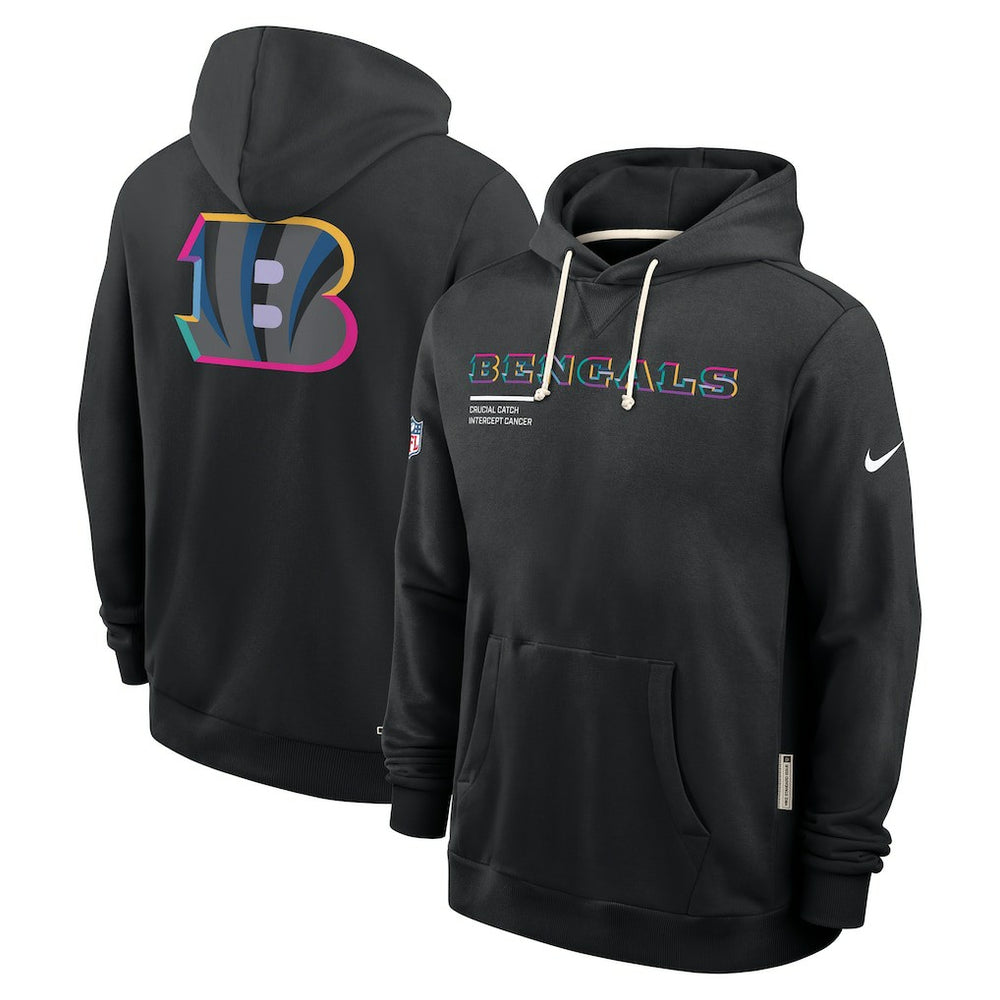 2025 NFL Crucial Catch Sideline Standard Issue Dri-FIT Hoodie - Cincinnati Bengals