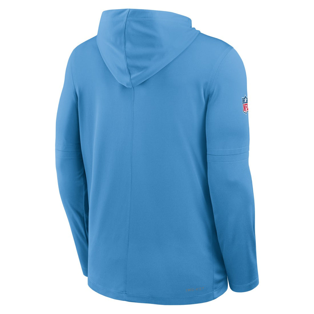 Sideline Oilers Throwback Dri-FIT Long Sleeve Hoodie T-Shirt - Tennessee Titans