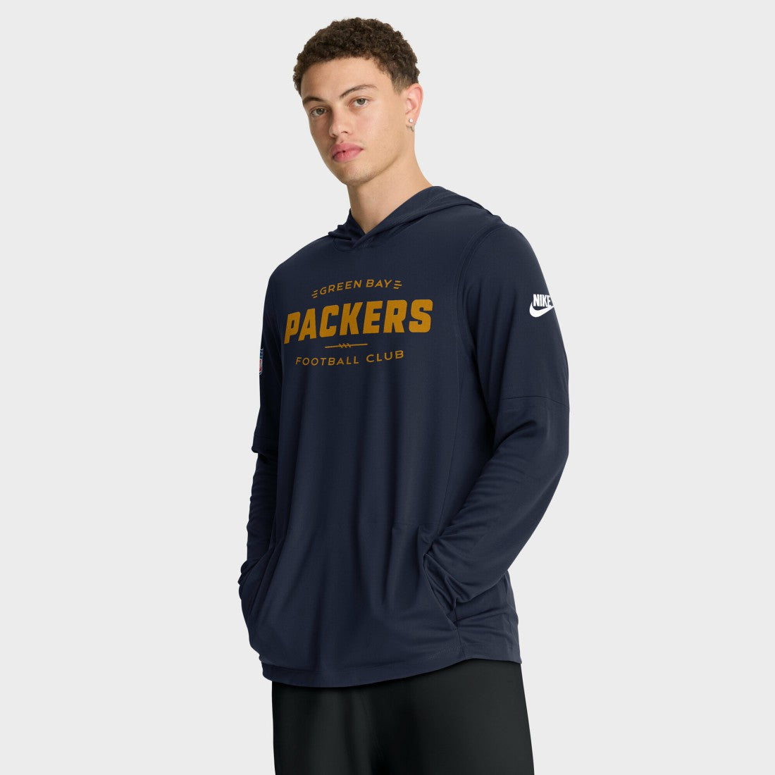 The 1923 Classic Pass Accuracy Dri-FIT Long Sleeve Hoodie T-Shirt - Green Bay Packers