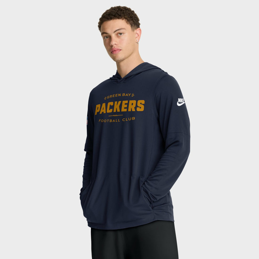 The 1923 Classic Pass Accuracy Dri-FIT Long Sleeve Hoodie T-Shirt - Green Bay Packers