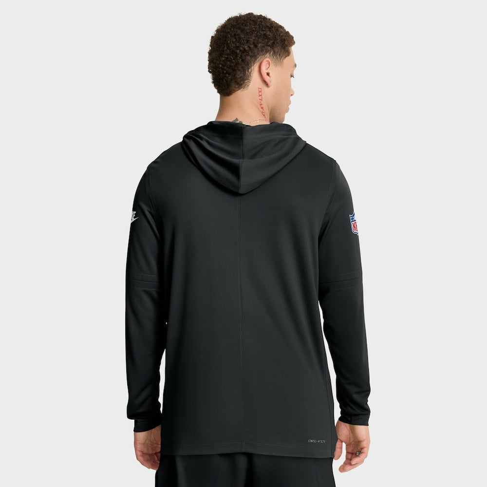 Sideline Pass Accuracy Dri-FIT Long Sleeve Hoodie T-Shirt  - Jacksonville Jaguars