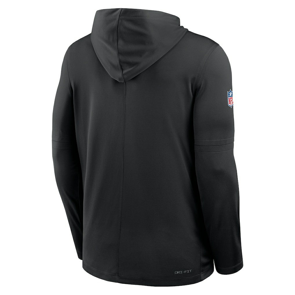 Sideline Pass Accuracy Dri-FIT Long Sleeve Hoodie T-Shirt  - Jacksonville Jaguars