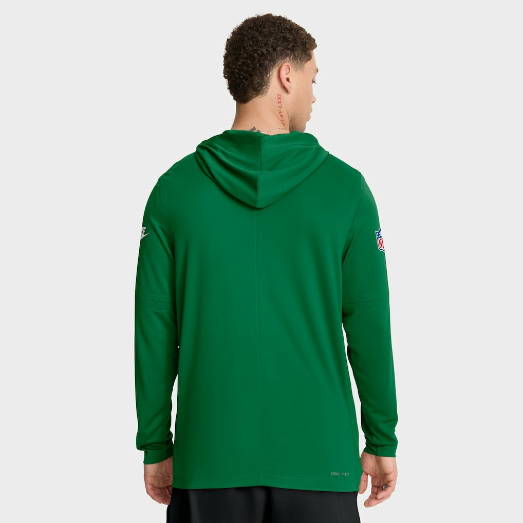 Sideline Pass Accuracy Dri-FIT Long Sleeve Hoodie T-Shirt  - Philadelphia Eagles