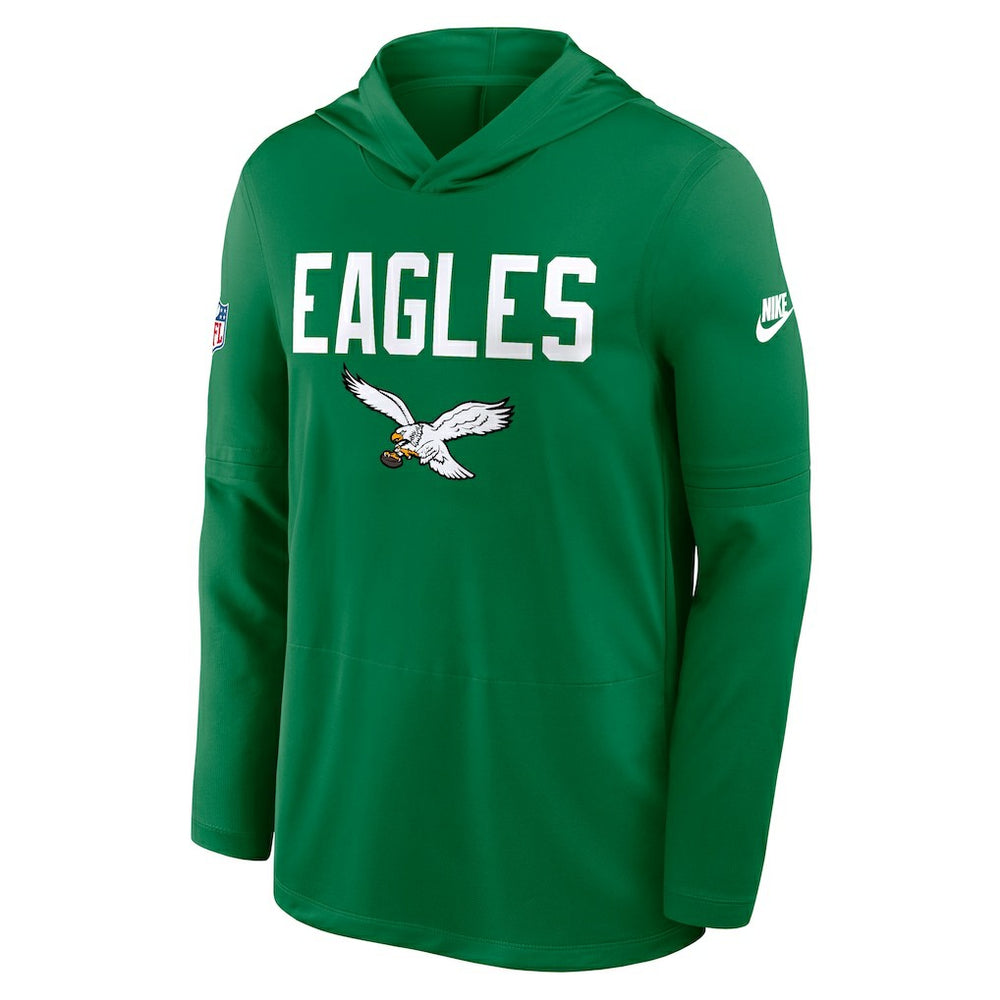 Sideline Pass Accuracy Dri-FIT Long Sleeve Hoodie T-Shirt  - Philadelphia Eagles