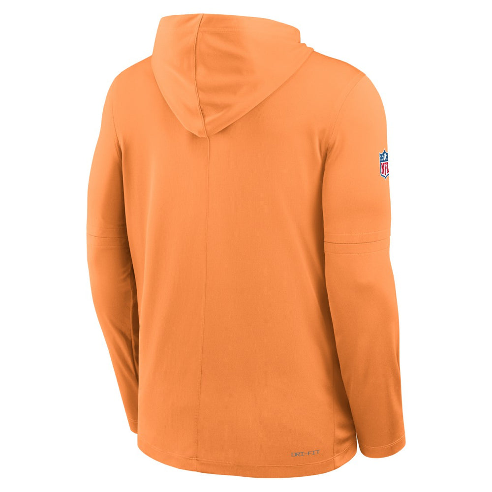 Sideline Pass Accuracy Dri-FIT Long Sleeve Hoodie T-Shirt - Tampa Bay Buccaneers