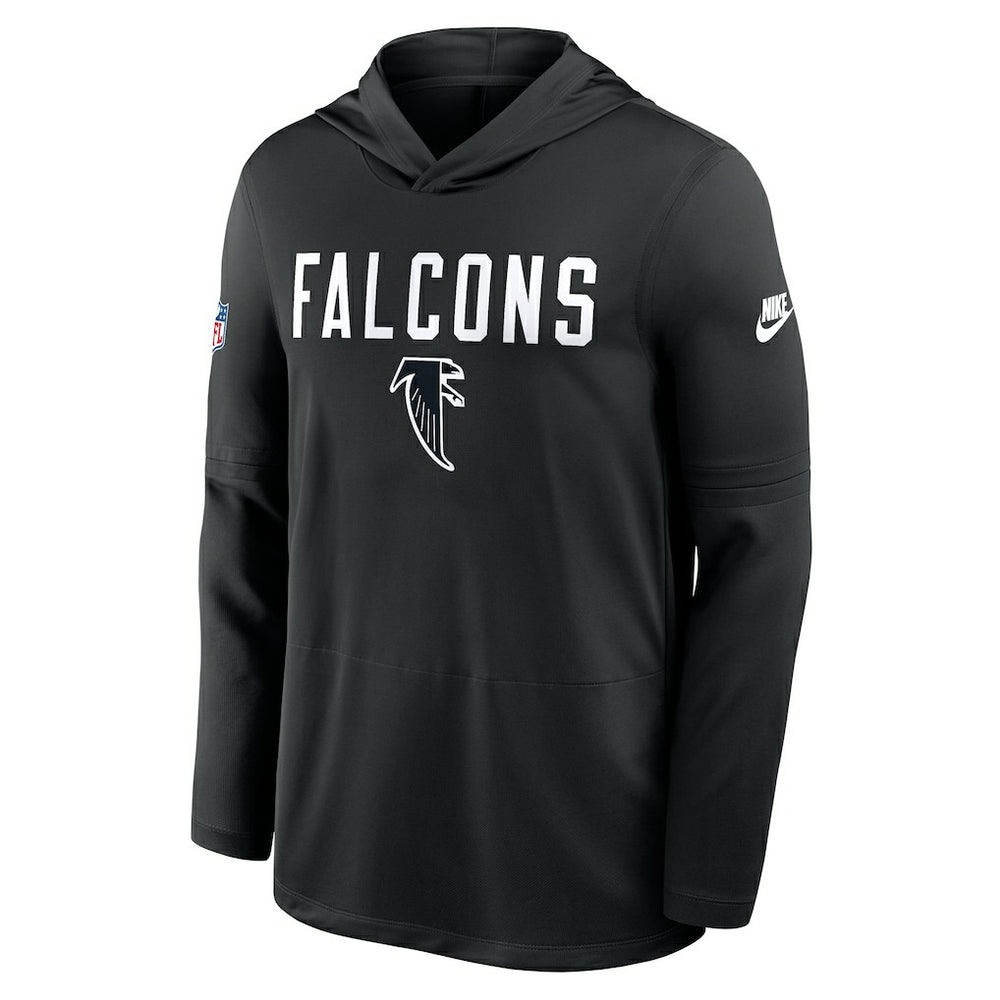 Sideline Pass Accuracy Dri-FIT Long Sleeve Hoodie T-Shirt - Atlanta Falcons