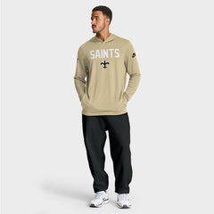 Sideline Pass Accuracy Dri-FIT Long Sleeve Hoodie T-Shirt - New Orleans Saints